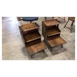 VNTG. STEP END TABLES