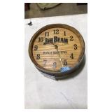 JIM BEAM WOOD BARREL CLOCK