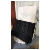 FULL SIZE FELT HEADBOARD/FOOTBOARD & MATTRESS