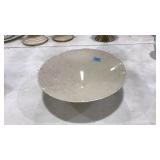 VNTG. HAEGER POTTERY PEDESTAL BOWL, STAMPPED 1985