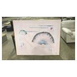 LRG. SHELL OIL ON CANVAS SIGNED LAUREL