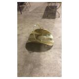 VNTG. BRASS FIRELOG HOLDER