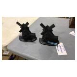 CAST IRON DUTCH WINDMILL BOOK ENDS