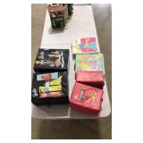 LOT OF VNTG. BARBIE TRAVEL CASES