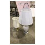2 DECORATIVE TABLE LAMPS