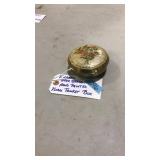 ENAMEL OVER BRASS HAND PAINTED TRINKET BOX