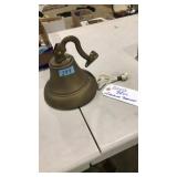 BRASS BELL W/HANGING BRACKET