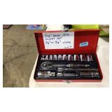 3/8' DRIVE 15 PC SOCKET SET 1/4 TO 7/8 W/CASE
