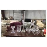 COLLECTION OF GLASS VASES