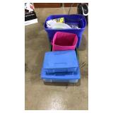 LOT OF ASST. HOUSEHOLD & MISC BINS