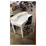 WHITE VANITY DESK WITH CHAIR