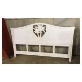 PALM TREE QUEEN SIZE BED HEADBOARD