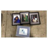 4 FRAMED PHOTOGRAPHS