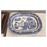 18.5IN OVAL PLATTER W ORIENTAL DESIGN