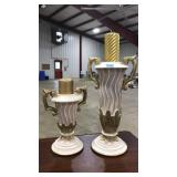 DECORATIVE JARU PEDESTAL CANDLE HOLDERS