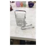 MID CENTURY MODERN GLACIER ICE BUCKET