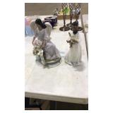 2 PORCELAIN FIGURINES