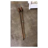 PAIR OF TIKI TORCHES