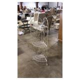 METAL CORNER PLANT STAND