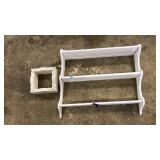 3 DECORATIVE DISPLAY SHELVES