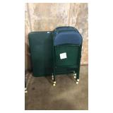 FOLDING CARD TABLE & 4 CHAIRS
