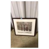 FRAMED LITHOGRAPH PRINT BY MOSS