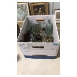 BOX OF ASST. VNTG GLASSES