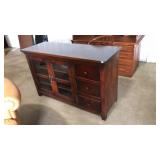 CRATE & BARREL MEDIA CONSOLE CABINET