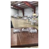 SET OF ROYAL LIMITED CRYSTAL CANDLE STICK HOLDERS