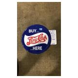 PEPSI COLA TIN SIGN