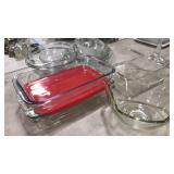 LOT OF PYREX BAKE DISHES
