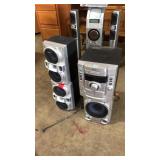 SONY MHC-GX470 DISC CHANGING SYSTEM & SPEAKERS