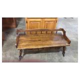 MAPLE SPINDLE COFFEE TABLE