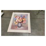 FRAMED STILL LIFE OIL ON CANVAS SIGNED J. JUSTIN