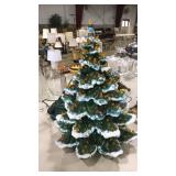 VNTG. CERAMIC CHRISTMAS TREE