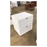 2 DRAWER SIDE TABLE
