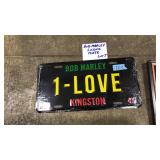 BOB MARLEY LICENSE PLATE 1-LOVE