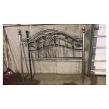 (2) METAL HEADBOARDS: FULL AND QUEEN