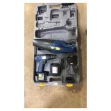 RYOBI DRILL, VACCUUM, BATTERY & CHARGER