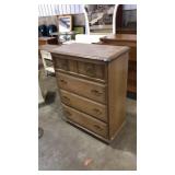 WOOD CHEST OF DRAWERS