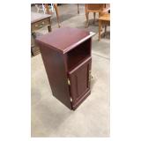 DARK WOOD SIDE TABLE