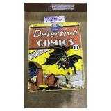 DETECTIVE COMICS BATMAN TIN SIGN