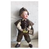 KNOWLES 'LITTLE SHERLOCK' PORCELAIN DOLL