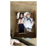(2) VNTG. PORCELAIN SAILOR DOLLS
