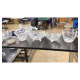 LOT OF CLEAR GLASS BOWLS