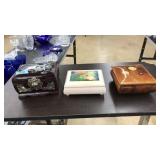3 SMALL JEWLERY BOXES