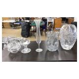 LOT OF ASST. GLASS VASES