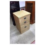 FAUX WOOD 2 DRAWER FILE CABINET