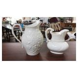 2 LENOX PITCHERS