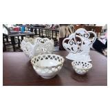 LOT OF LENOX HEART DECOR